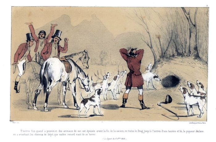 A. Duruy - Dessin humoristique sur le Pau Hunt - 1862 - Archives de l'équipage (5)